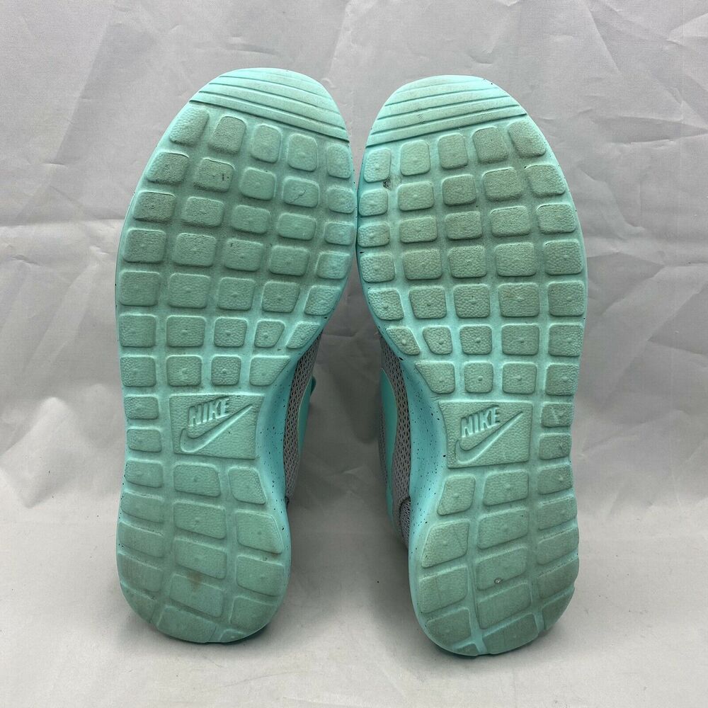 Nike iD Roshe One ‘Thank God’ Running Shoes Gray/Teal Women’s 10 Custom - Picture 7 of 8